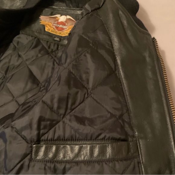 #SOLD# Harley Davidson RARE Mens 90th Anniversary embroidered bomber Jacket XL - Picture 7 of 16